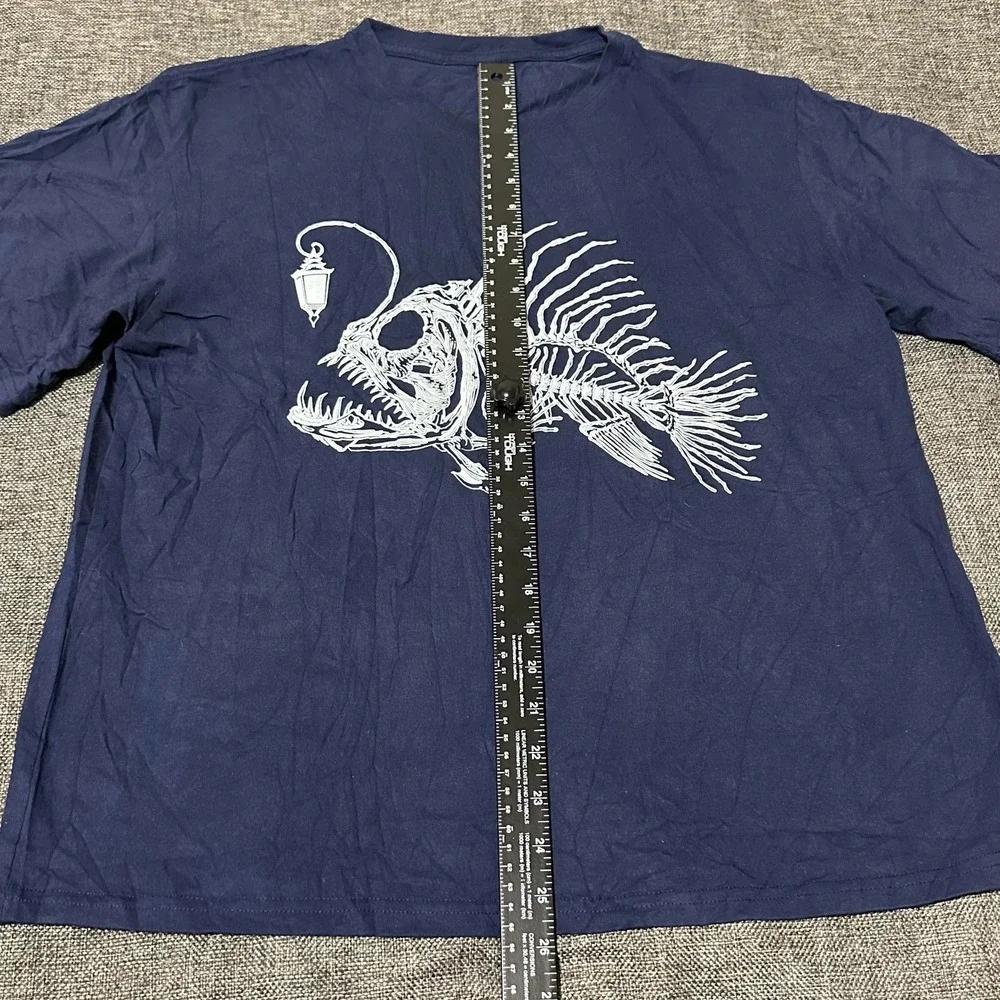 Unbranded Men's XL Anglerfish Skeleton Shirt - Picture 2 of 7